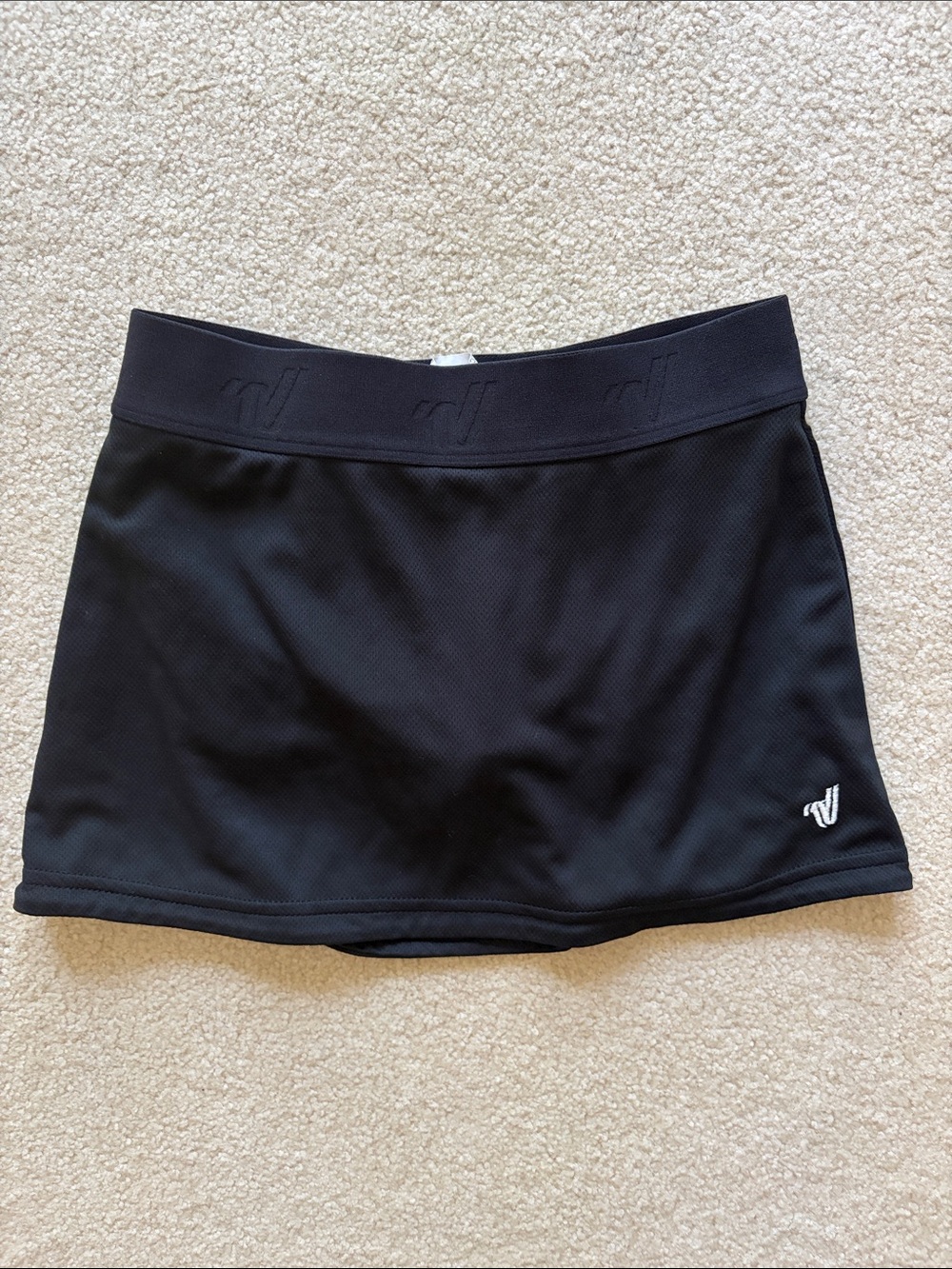 Varsity Spirit Black Athletic Skort with Logo